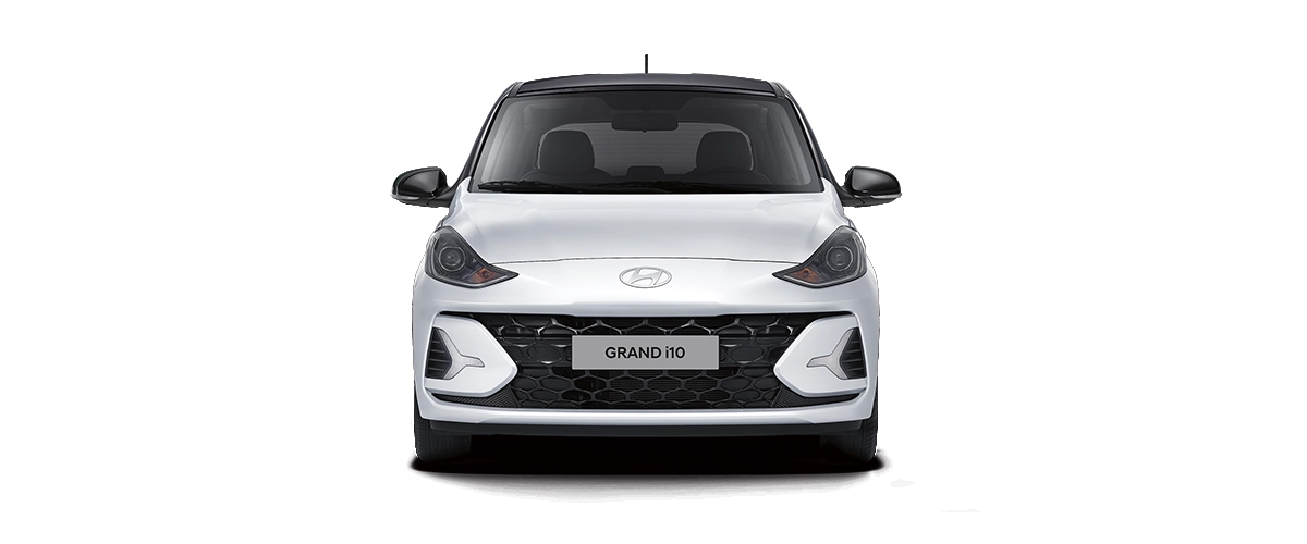 GRAND i10 | Blanc Atlas + Toit Noir