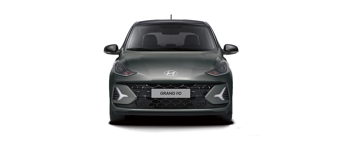 GRAND i10 | Vert Étincelant + Toit Noir